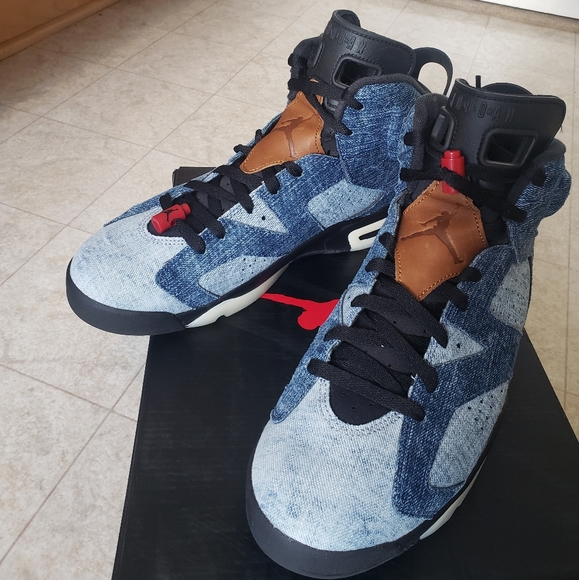 Jordan 6 Washed Denim - Picture 2 of 16